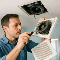 Ako opraviť kúpeľňový ventilátor, ktorý nevysáva vlhkosť alebo hlasno hučí