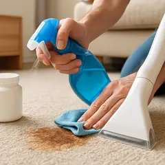 Ako odstrániť zápach a škvrny z koberca