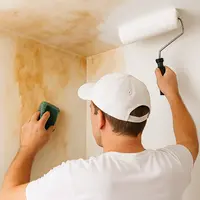 Ako odstrániť a prekryť nikotínové a dymové škvrny na stenách a strope