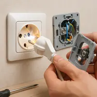 Iskrí zásuvka pri zasúvaní zástrčky
