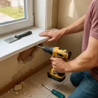 Ako opraviť uvoľnený alebo poškodený vnútorný parapet pri okne