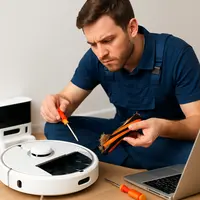 Robotický vysávač sa nechce nabíjať, zasekáva alebo nespája s Wi‑Fi