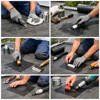 Ako opraviť drobné poškodenia plochej strešnej membrány (EPDM, TPO, bitumen)