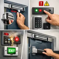 Ako opraviť elektromagnetický zámok (maglock) na dverách