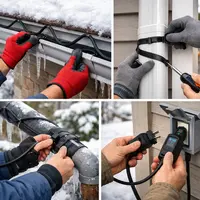 Ako nainštalovať a opraviť vykurovací kábel (heat‑tape) na žľaby, zvody a potrubia proti zamŕzaniu