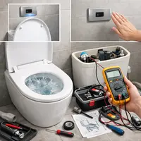 Bezdotykové WC samo splachuje alebo nereaguje