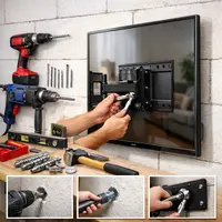 Ako pevne zavesiť ťažký televízor na stenu z pórobetónu (Ytong / Siporex)