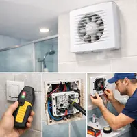 Kúpeľňový ventilátor beží po vypnutí
