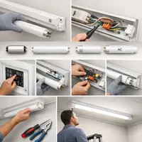Ako bezpečne nahradiť staré fluorescenčné trubice LED trubicami (retrofit)